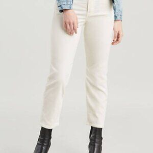 Levi Wedgie Fit Straight Corduroy Pants